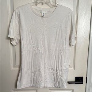 H&M Cream Short Sleeve Tee